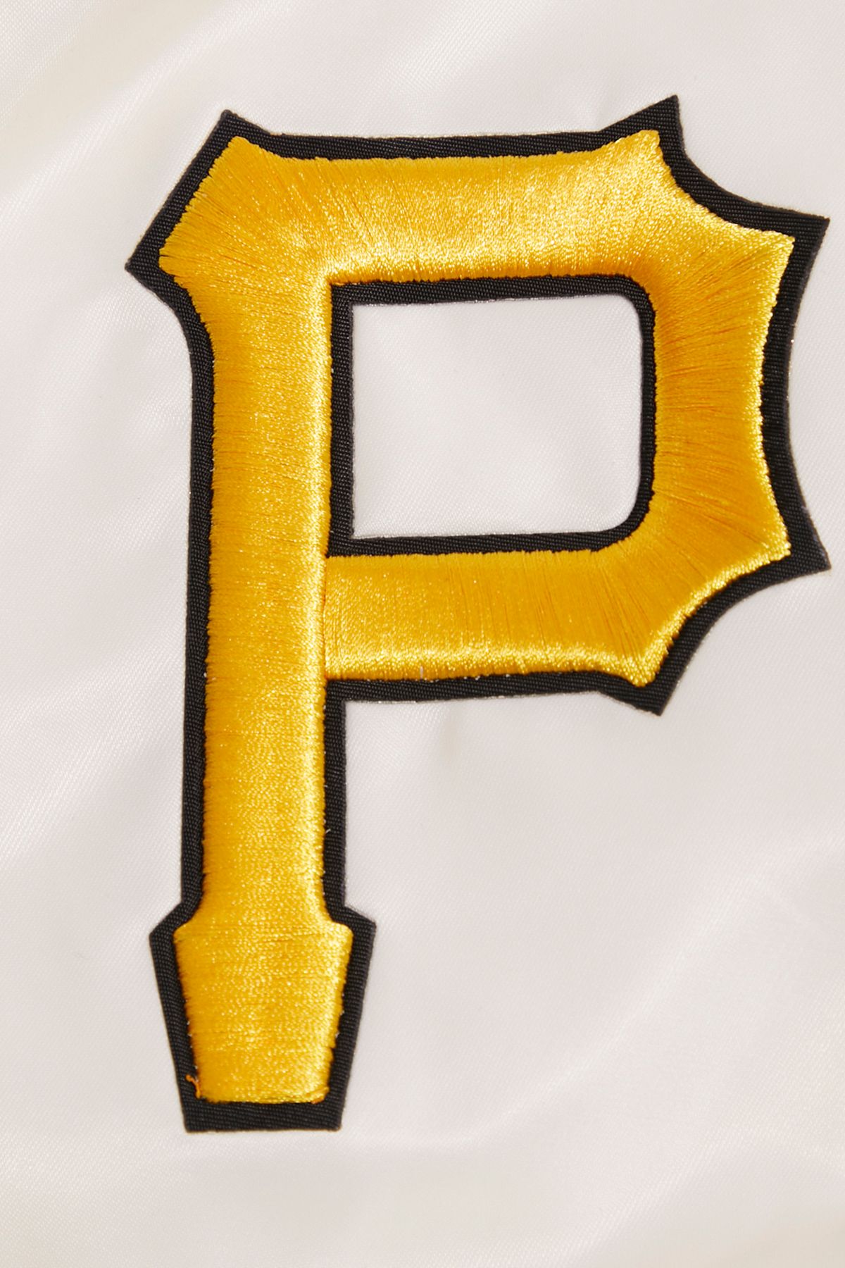 Pro Standard Men's Pittsburgh Pirates Cream Retro Rib Satin Jacket product image