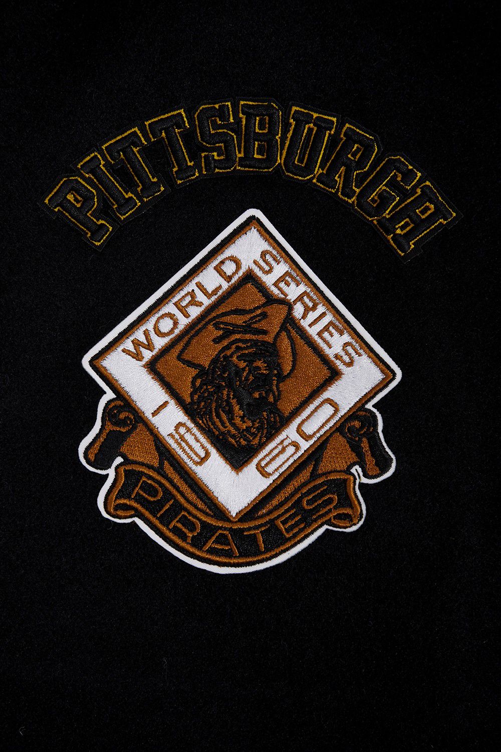 Pro Standard Men's Pittsburgh Pirates Black Retro Classic Jacket product image