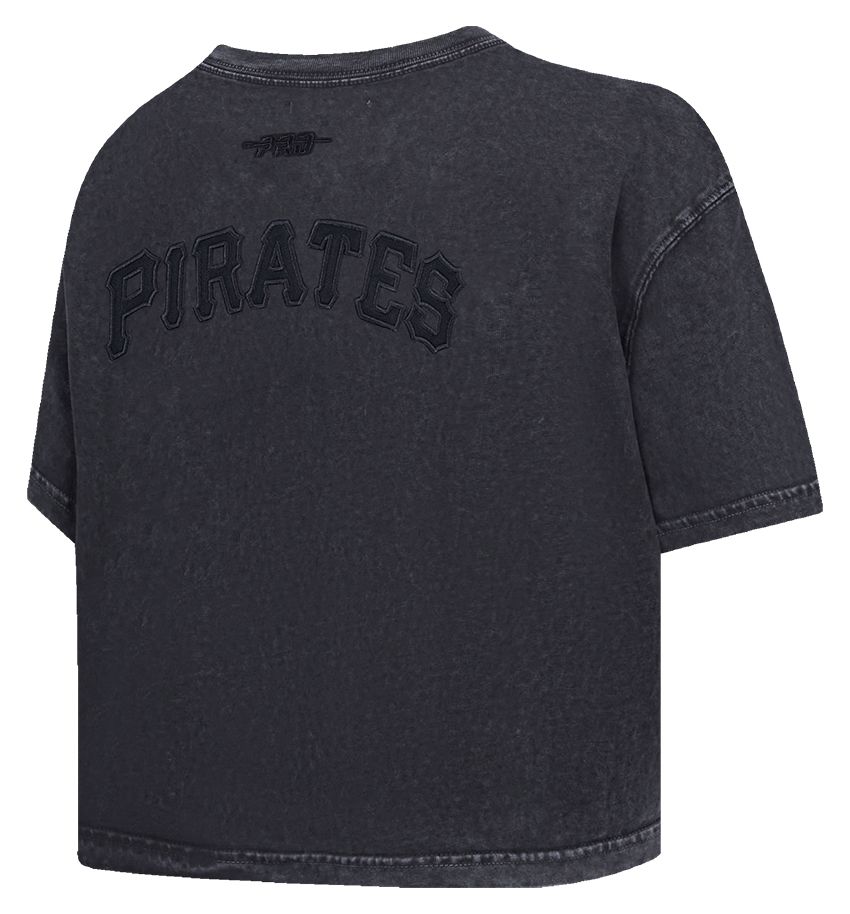 Pro Standard Women's Pittsburgh Pirates Black Washed Classic T-Shirt product image
