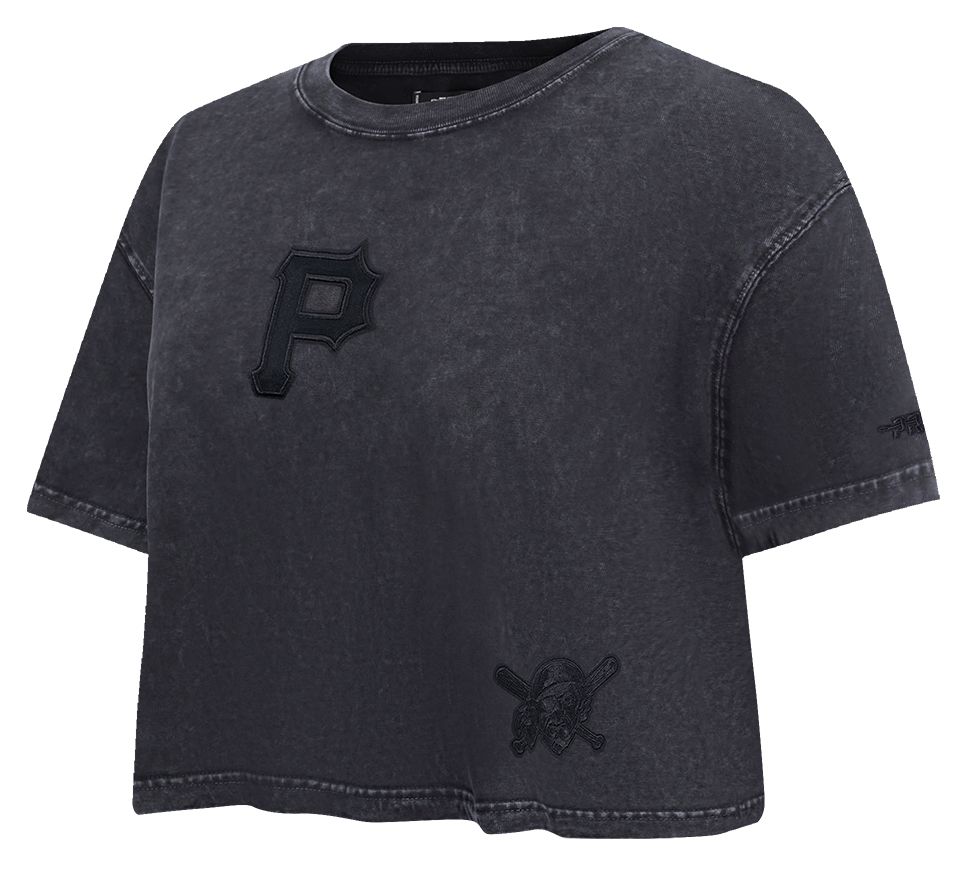 Pro Standard Women's Pittsburgh Pirates Black Washed Classic T-Shirt product image