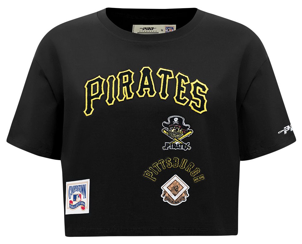 Pro Standard Women's Pittsburgh Pirates Black Boxy T-Shirt product image