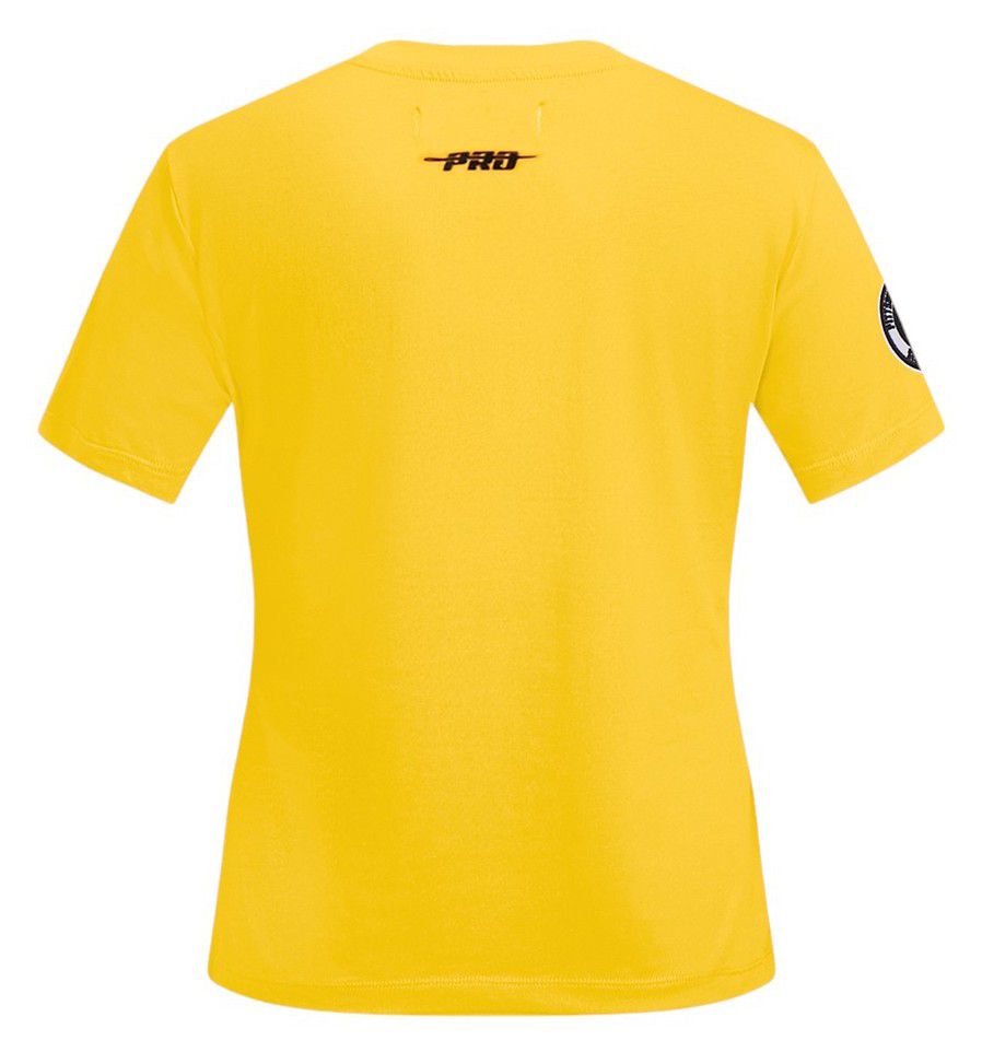 Pro Standard Women's Pittsburgh Pirates Yellow Classic Slim T-Shirt product image