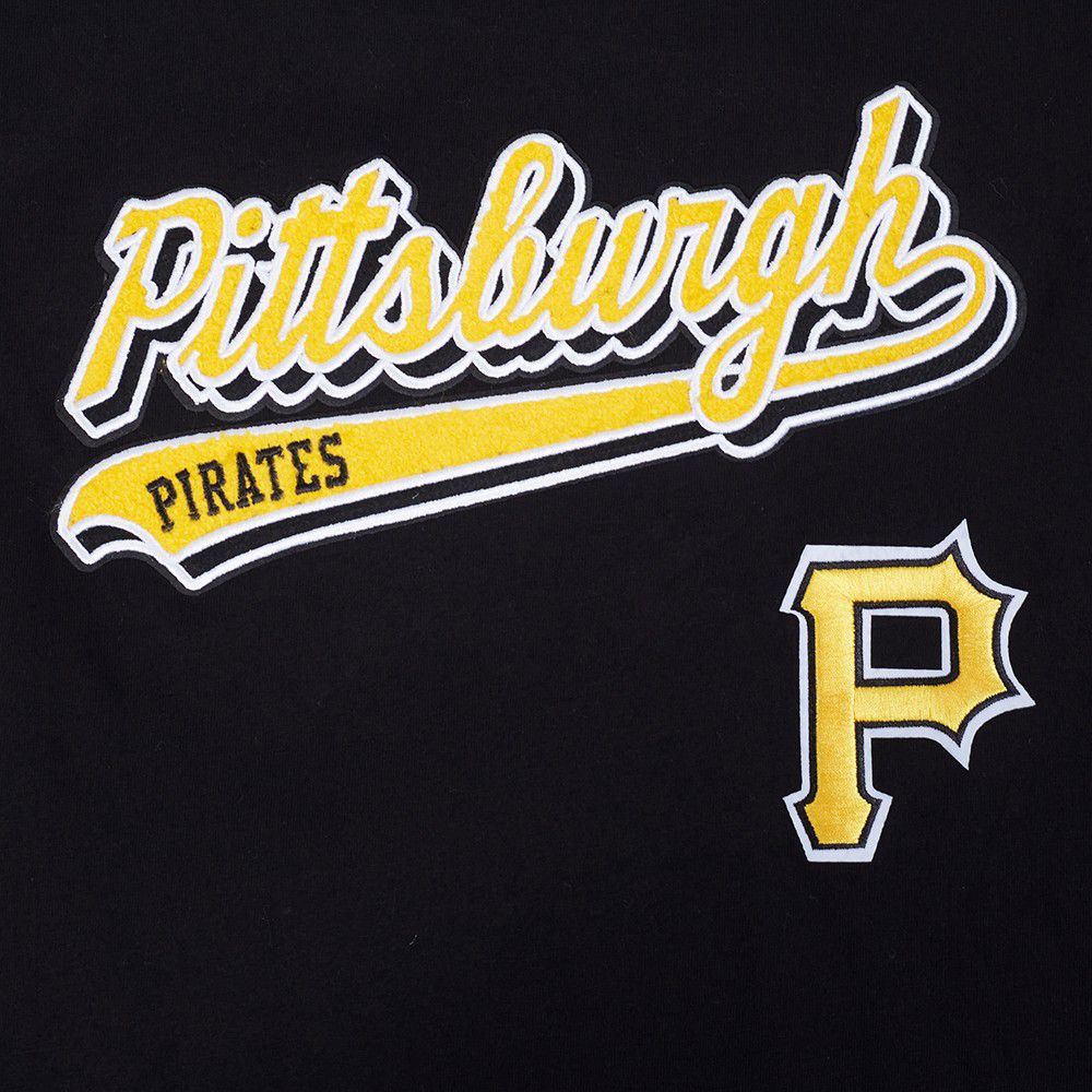 Pro Standard Youth Pittsburgh Pirates Black Script Tail T-Shirt product image