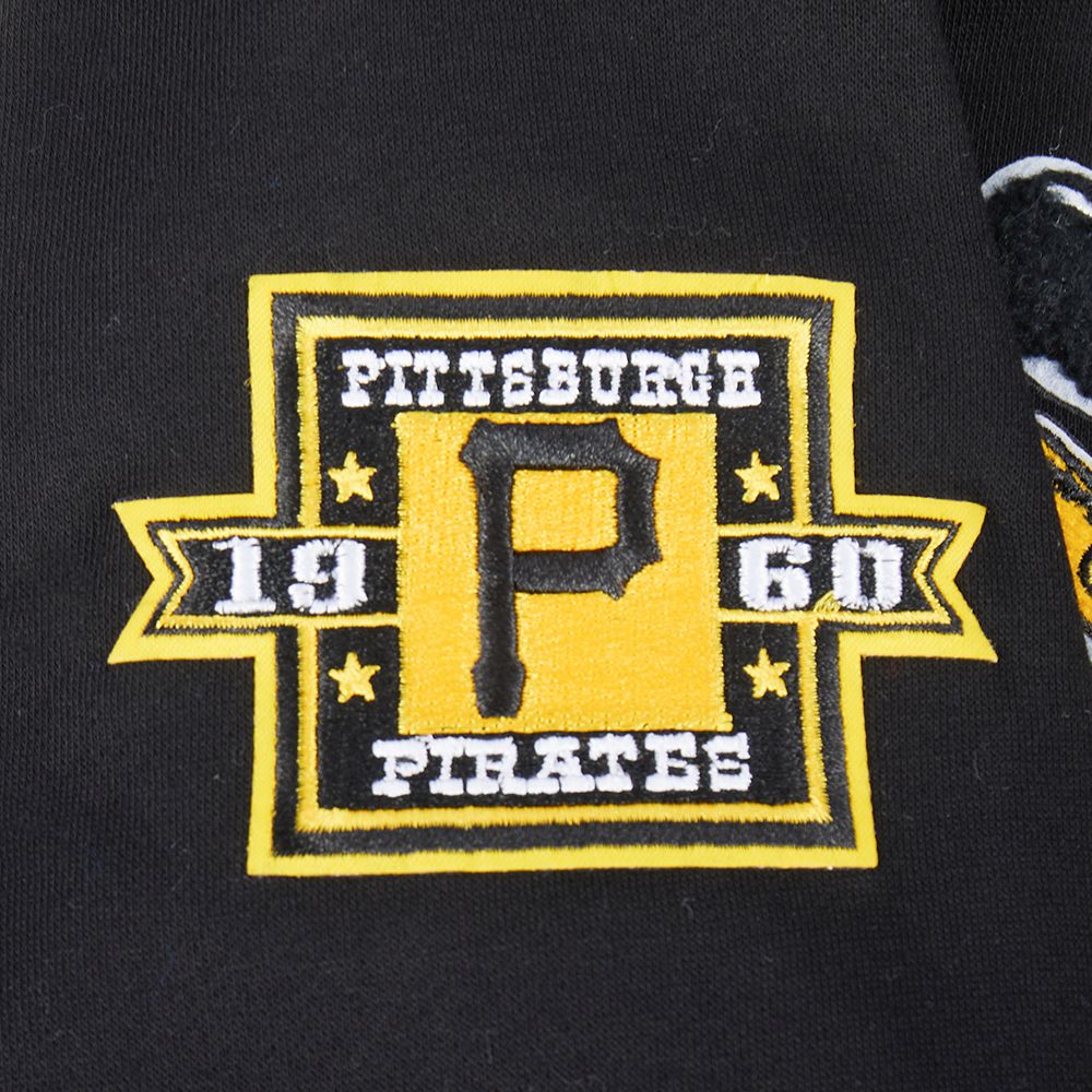 Pro Standard Youth Pittsburgh Pirates Black Classic Fleece Pullover Hoodie product image