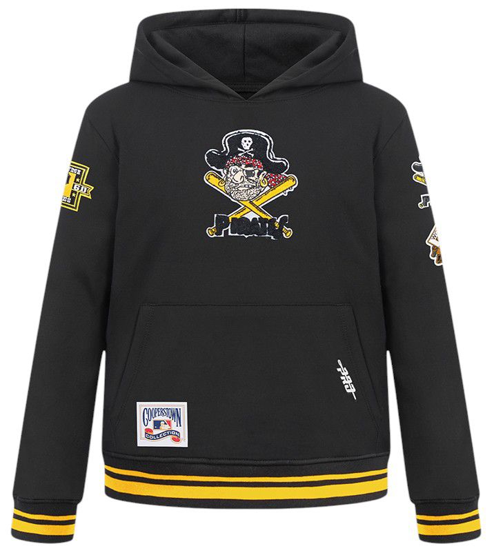 Pro Standard Youth Pittsburgh Pirates Black Classic Fleece Pullover Hoodie product image