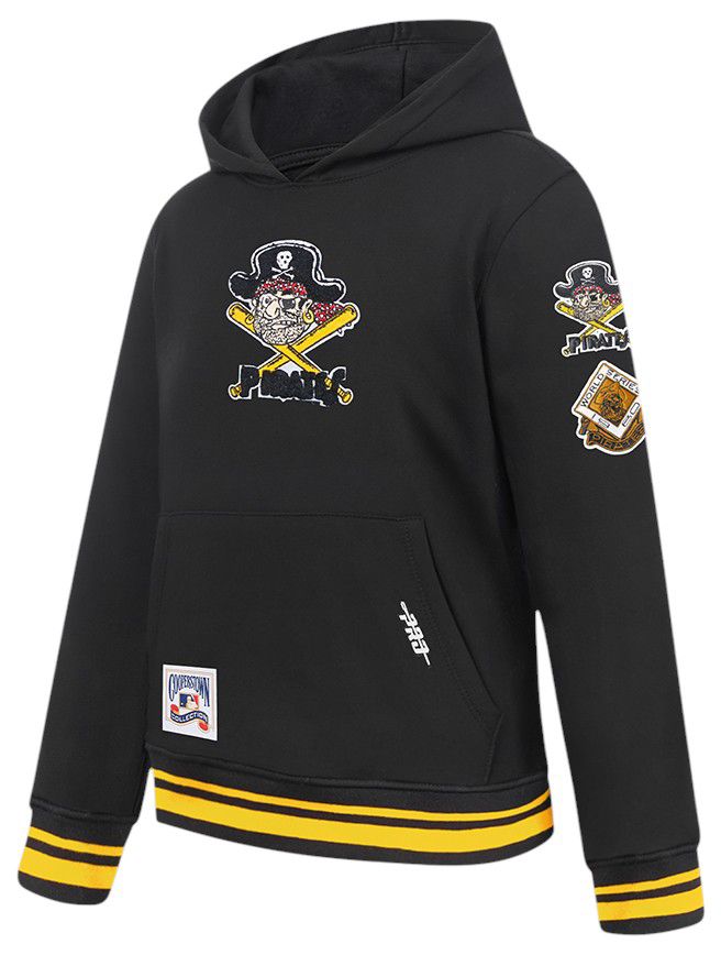 Pro Standard Youth Pittsburgh Pirates Black Classic Fleece Pullover Hoodie product image