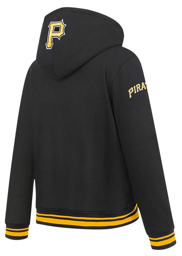 Pro Standard Youth Pittsburgh Pirates Black Script Tail Ribbed Fleece Hoodie product image