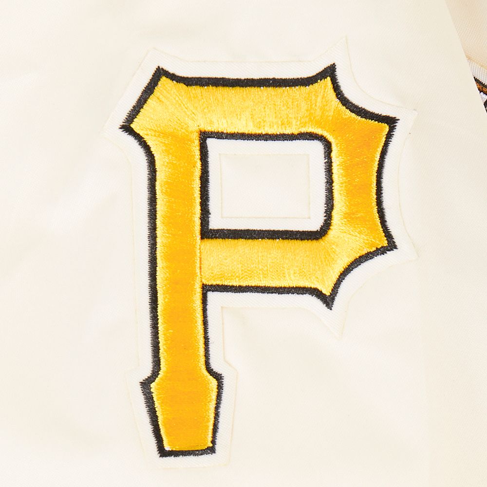 Pro Standard Youth Pittsburgh Pirates Cream Classic Satin Jacket product image