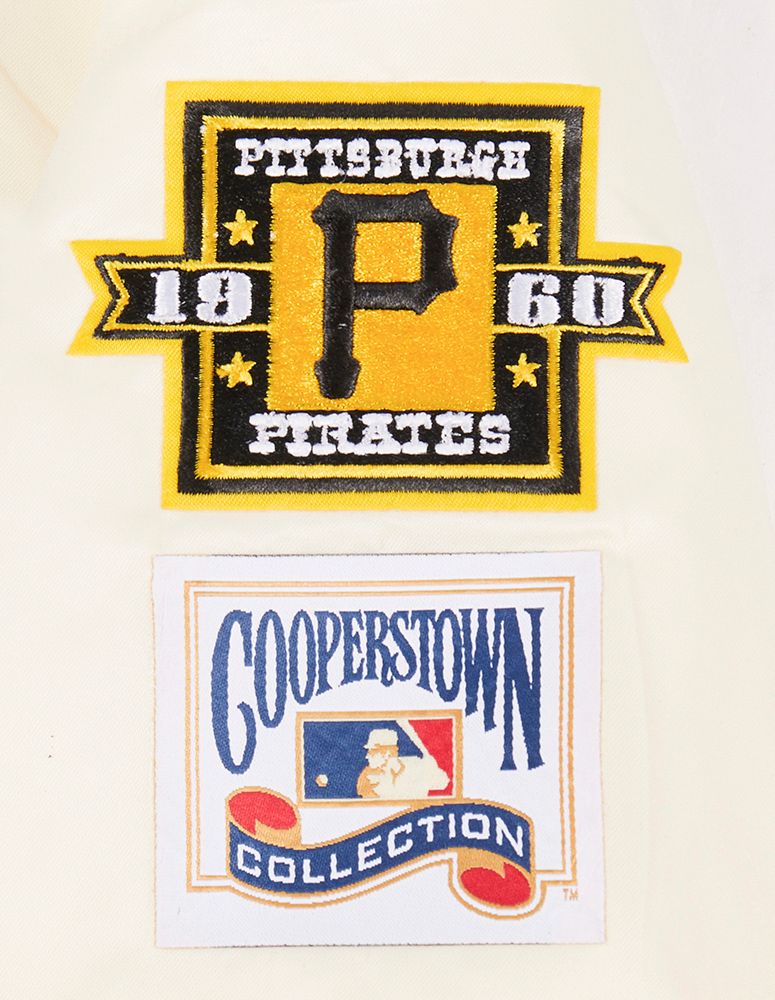 Pro Standard Youth Pittsburgh Pirates Cream Classic Satin Jacket product image