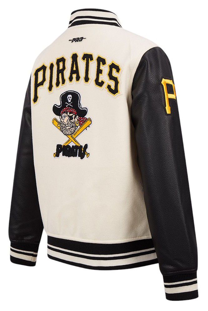 Pro Standard Youth Pittsburgh Pirates Cream Classic Varsity Jacket product image