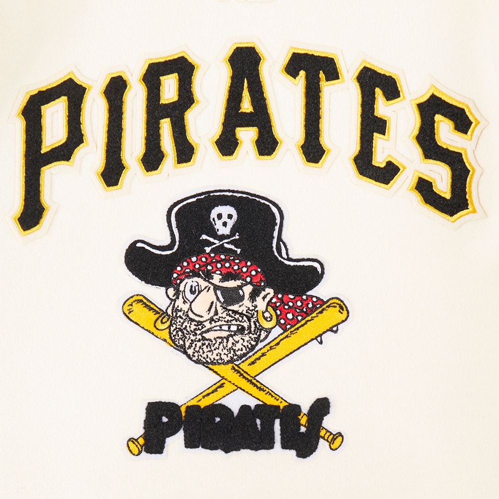 Pro Standard Youth Pittsburgh Pirates Cream Classic Varsity Jacket product image