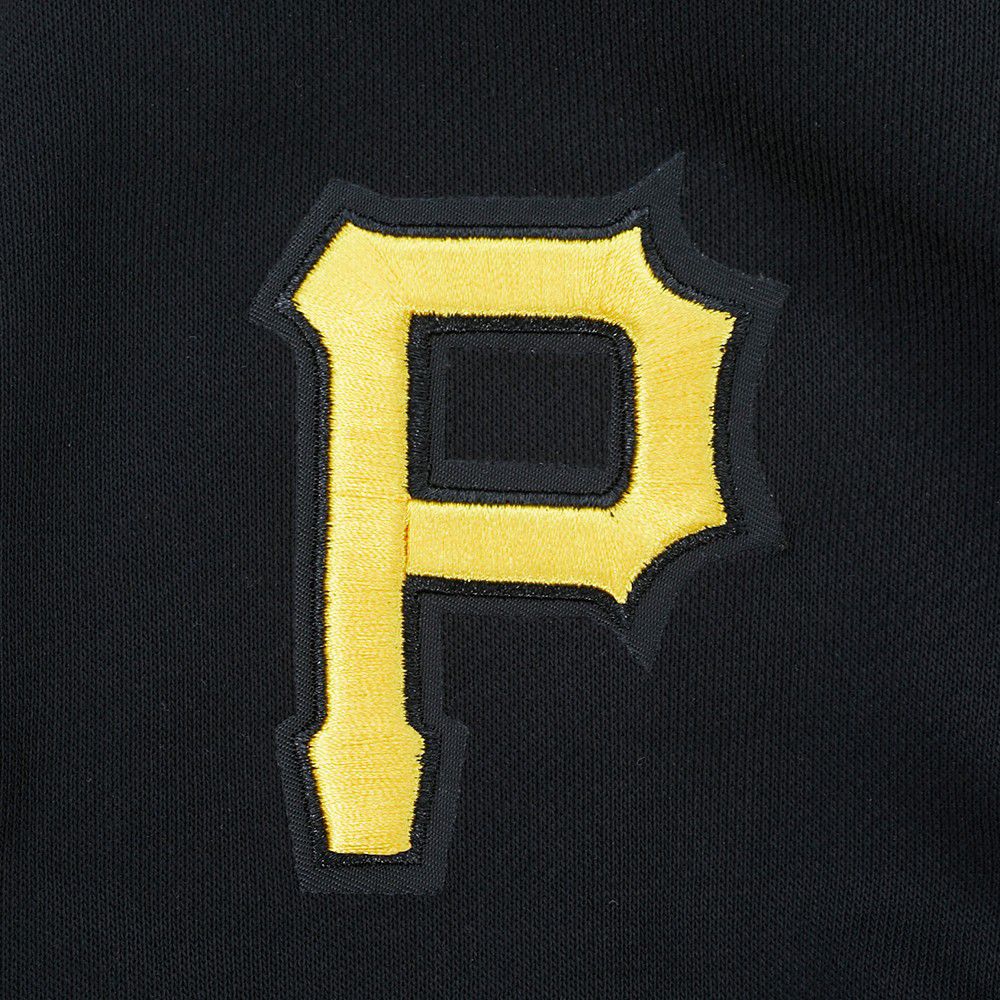 Pro Standard Women's Pittsburgh Pirates Black Logo Fleece Crewneck Sweatshirt product image