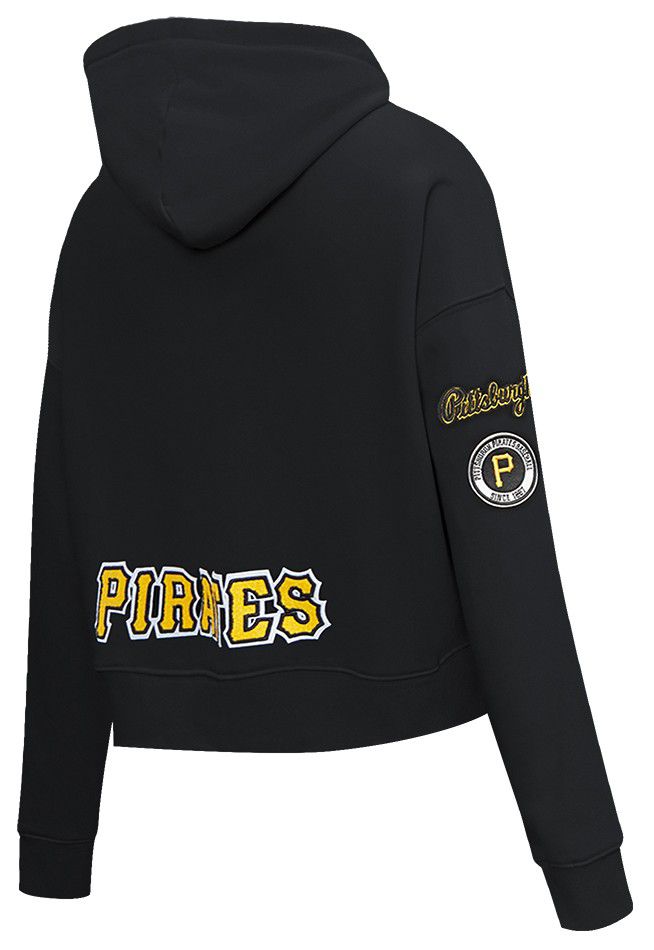 Pro Standard Women's Pittsburgh Pirates Black Classic Cropped Pullover Hoodie product image