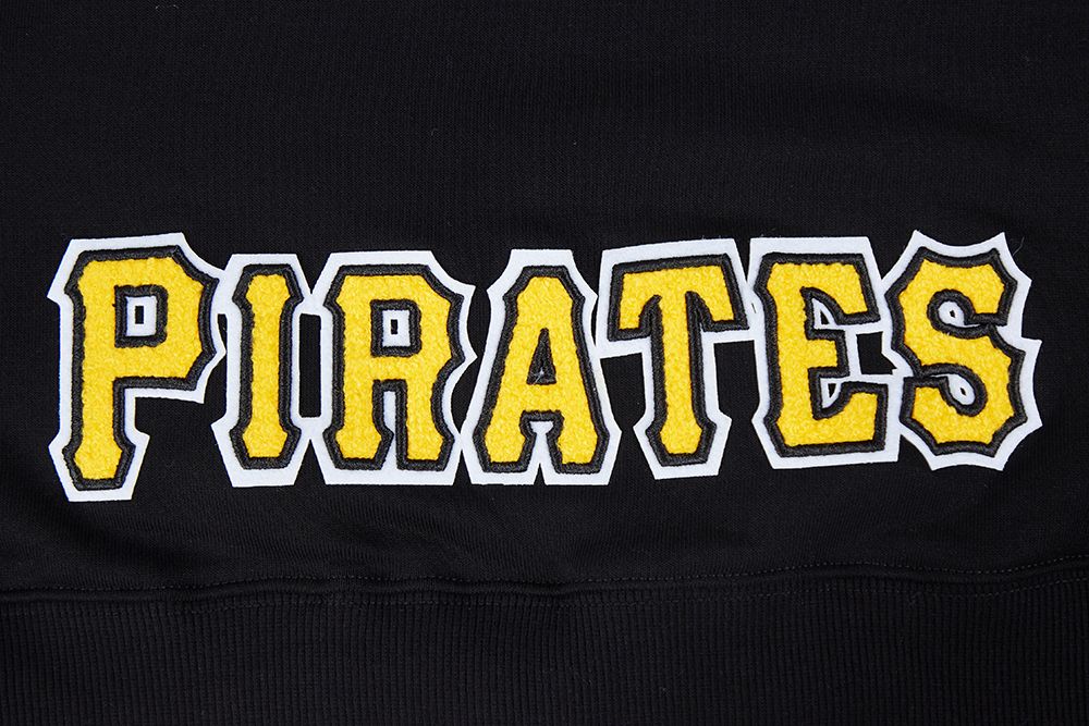 Pro Standard Women's Pittsburgh Pirates Black Classic Cropped Pullover Hoodie product image