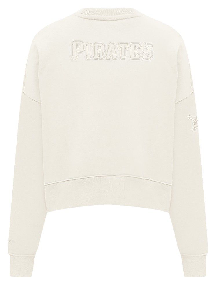 Pro Standard Women's Pittsburgh Pirates Cream Classic Crewneck Sweatshirt product image