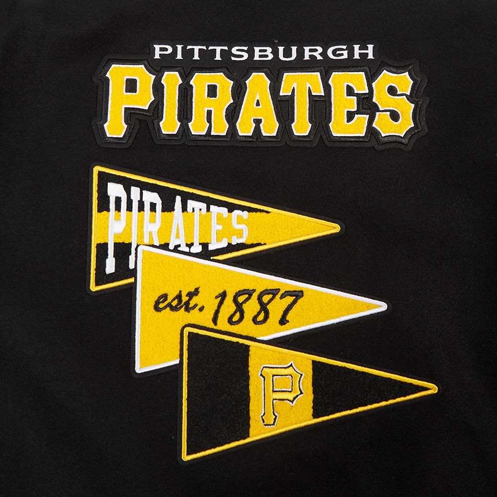 Pro Standard Women's Pittsburgh Pirates Black Varsity Jacket product image
