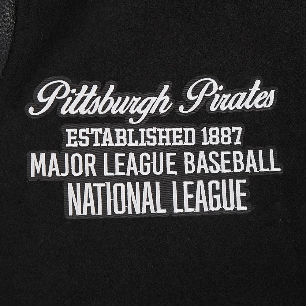 Pro Standard Women's Pittsburgh Pirates Black Varsity Jacket product image