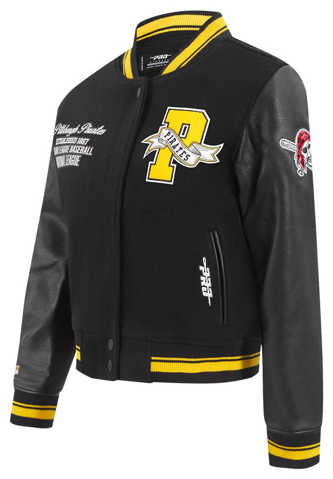 Pro Standard Women's Pittsburgh Pirates Black Varsity Jacket product image