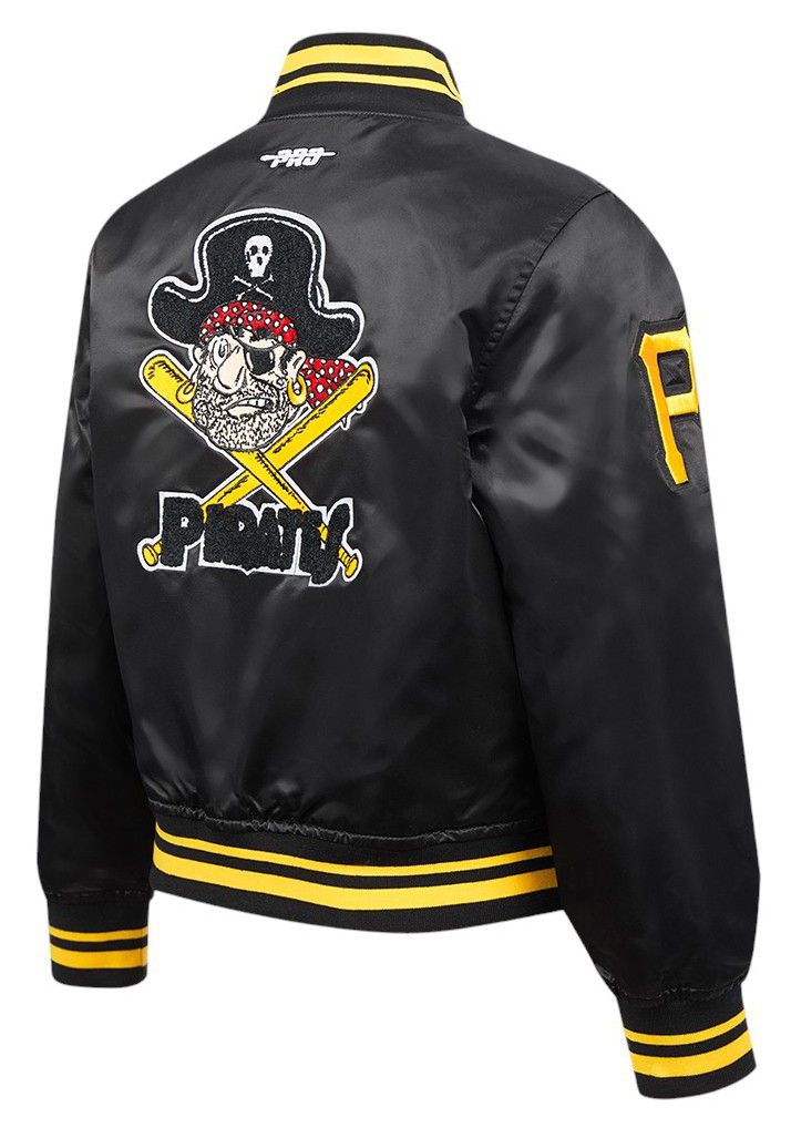 Pro Standard Boys' Pittsburgh Pirates Black Classic Satin Jacket product image