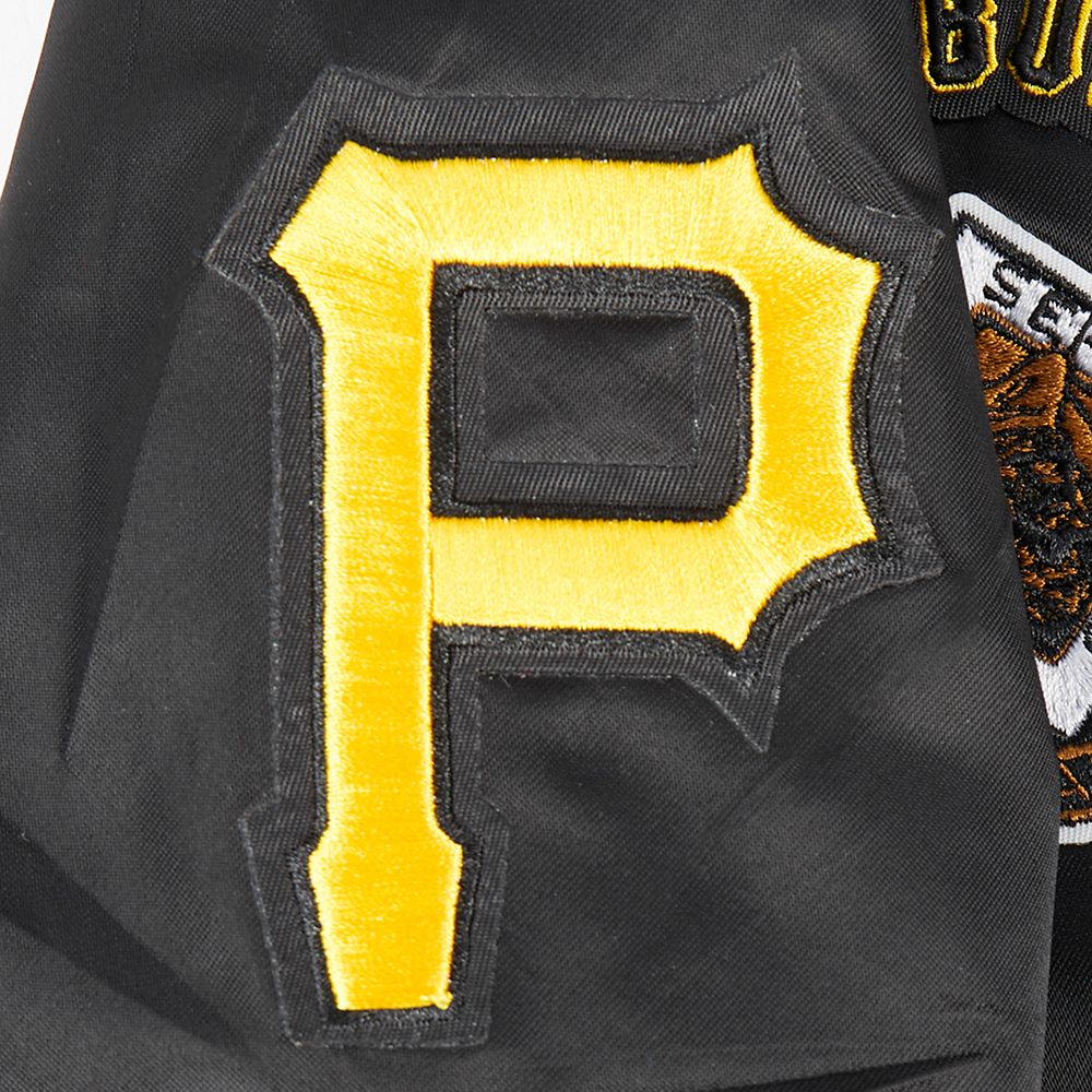 Pro Standard Boys' Pittsburgh Pirates Black Classic Satin Jacket product image
