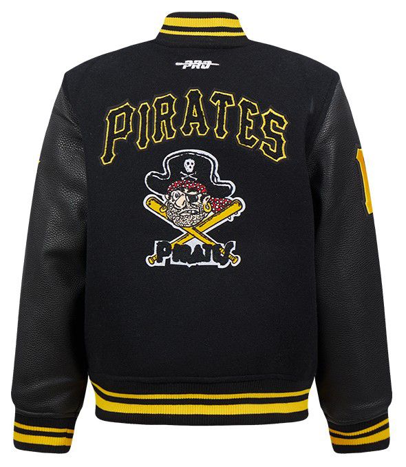 Pro Standard Boys' Pittsburgh Pirates Black Classic Satin Jacket product image