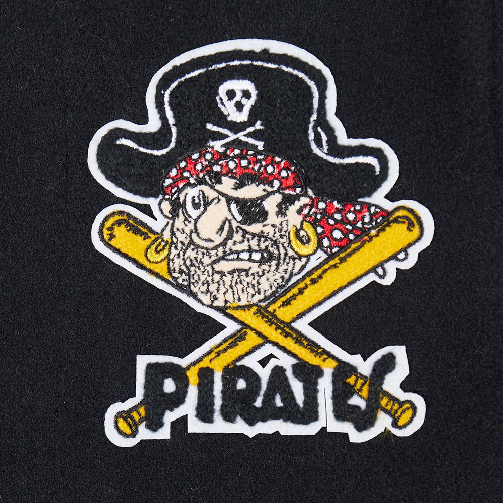 Pro Standard Boys' Pittsburgh Pirates Black Classic Satin Jacket product image