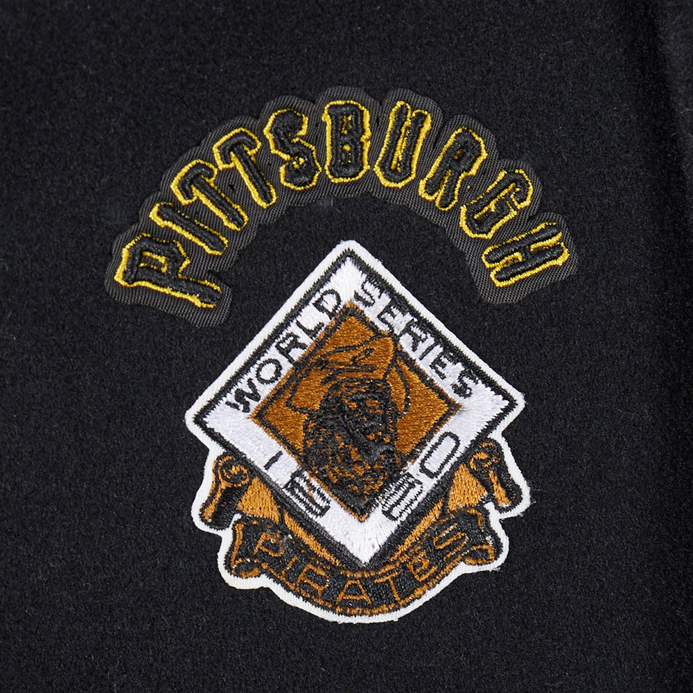 Pro Standard Boys' Pittsburgh Pirates Black Classic Satin Jacket product image