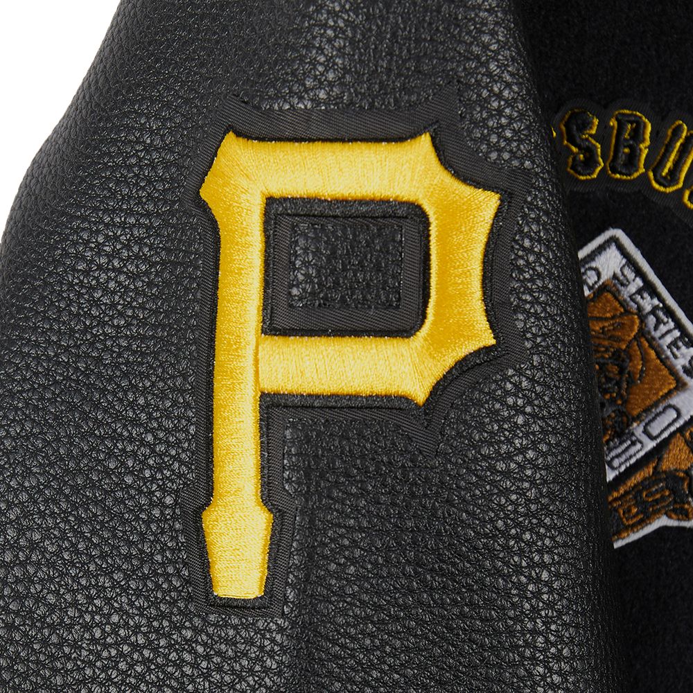 Pro Standard Boys' Pittsburgh Pirates Black Classic Satin Jacket product image