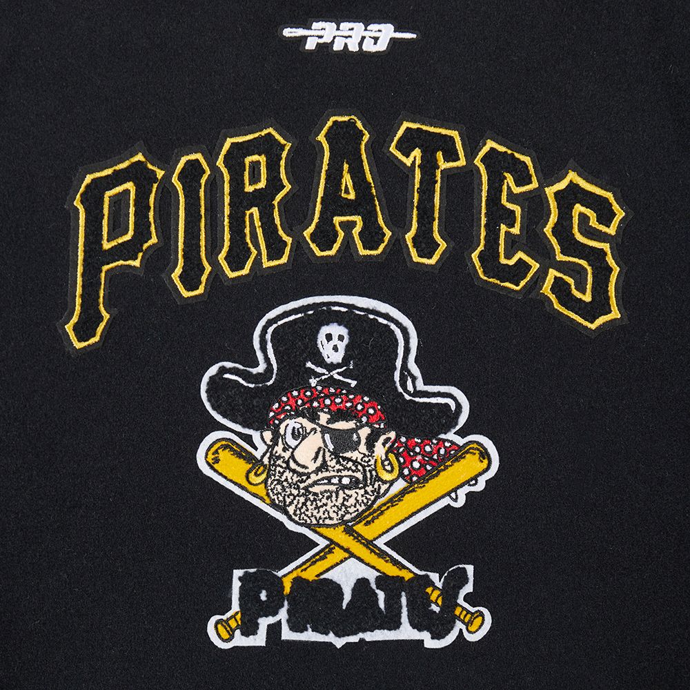 Pro Standard Boys' Pittsburgh Pirates Black Classic Satin Jacket product image