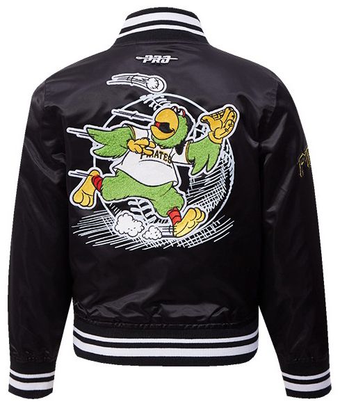 Pro Standard Toddler Pittsburgh Pirates Black Satin Jacket product image