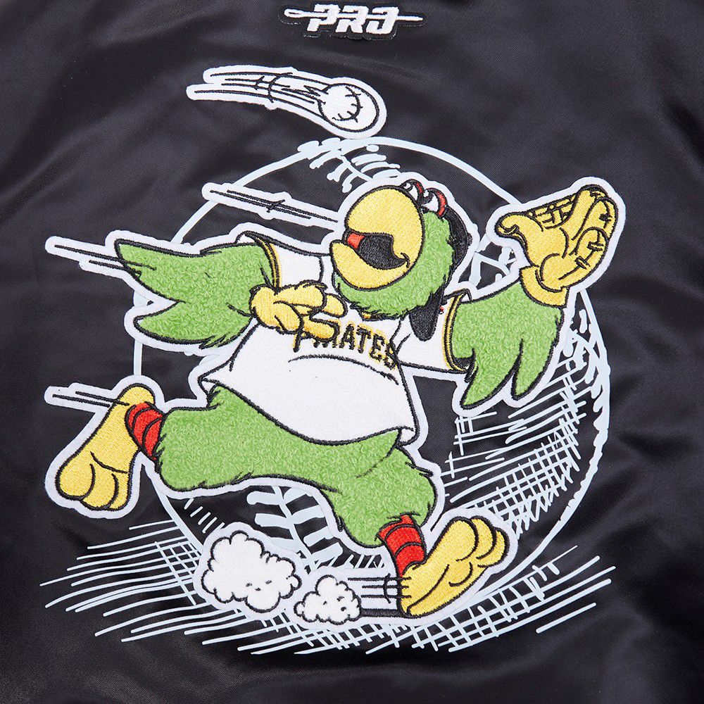 Pro Standard Toddler Pittsburgh Pirates Black Satin Jacket product image