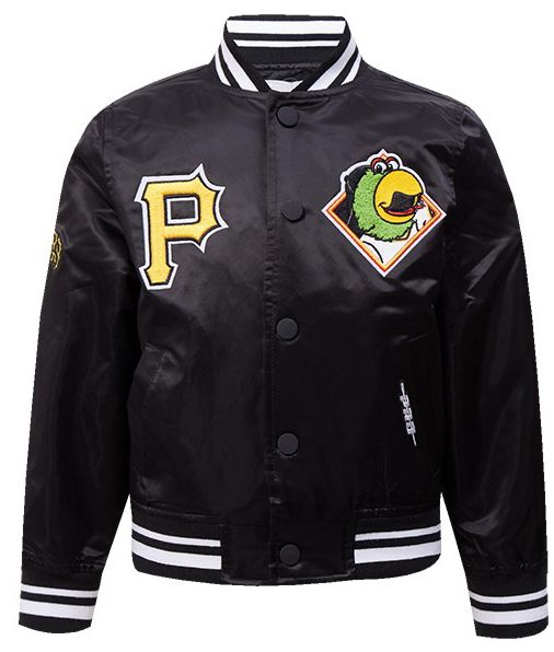 Pro Standard Toddler Pittsburgh Pirates Black Satin Jacket product image