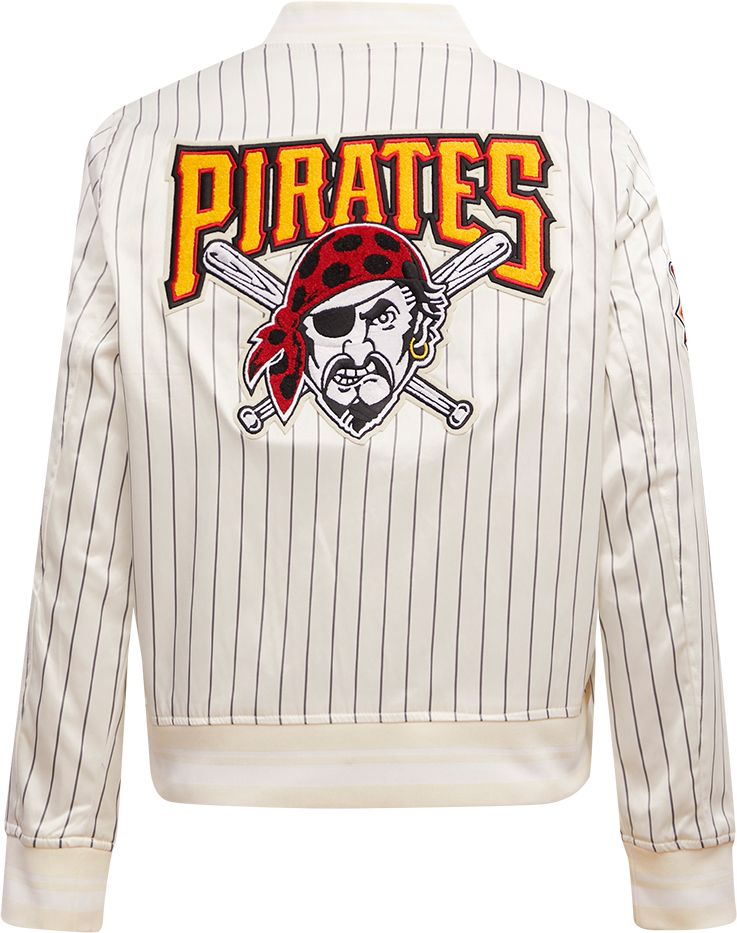 Pro Standard Women's Pittsburgh Pirates Cream Satin Jacket product image