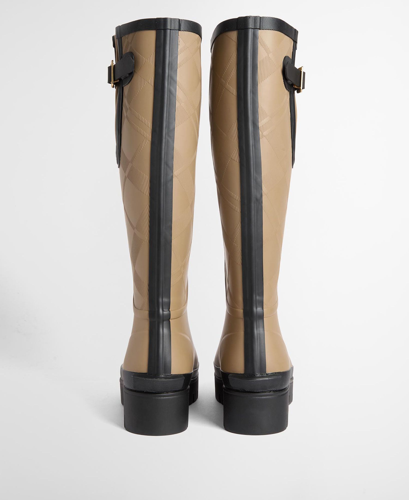 Barbour Women's Leighton Tartan Tall Wellington Boots product image