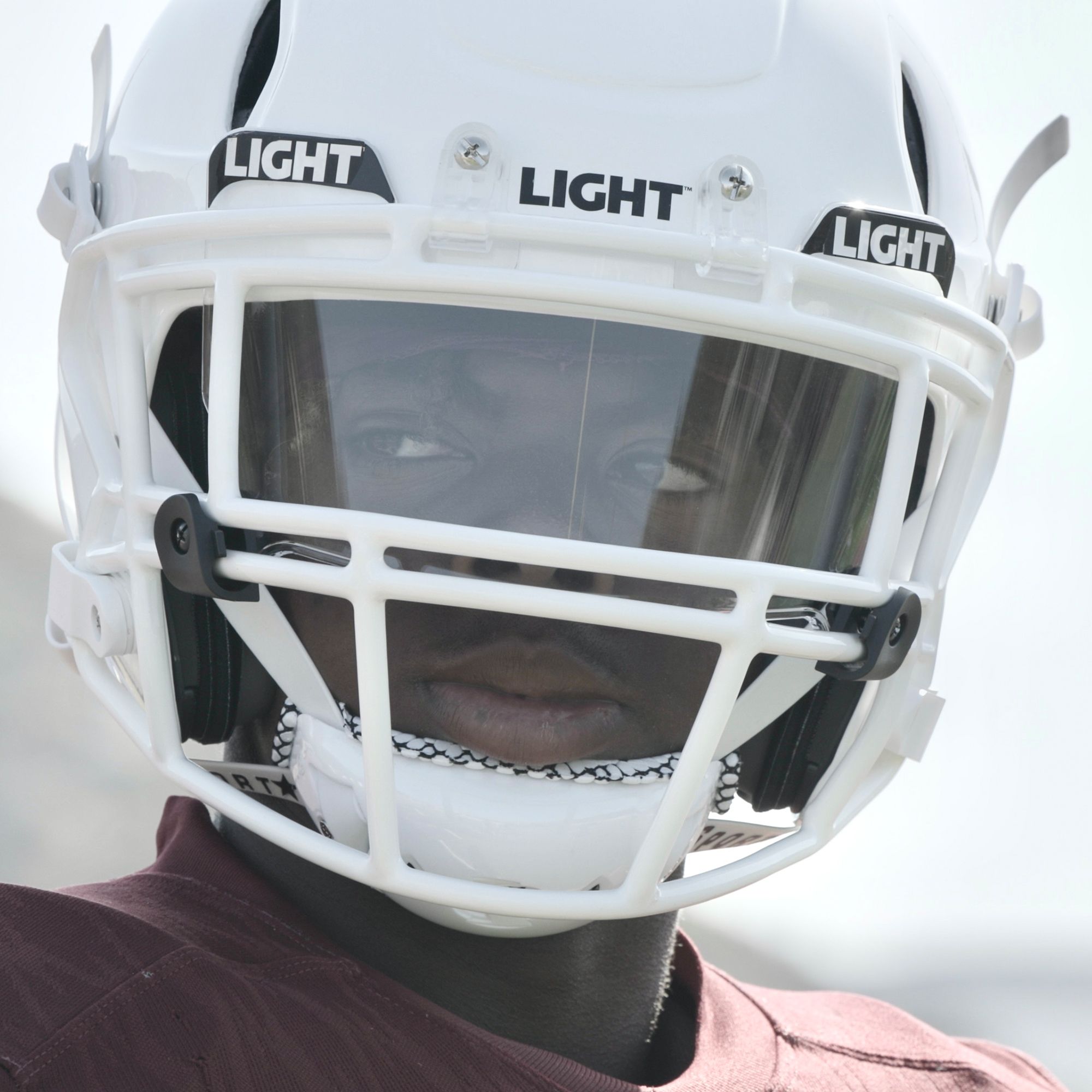 Light Helmets Youth LS2 Polycarbonate Shell Football Helmet product image