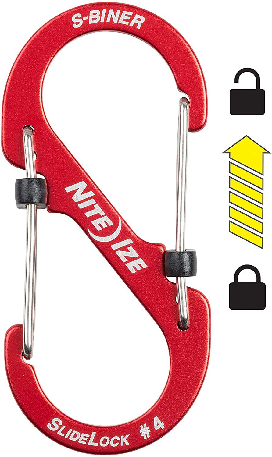 Nite Ize Aluminum S-biner Slidelock - 3 Pack product image