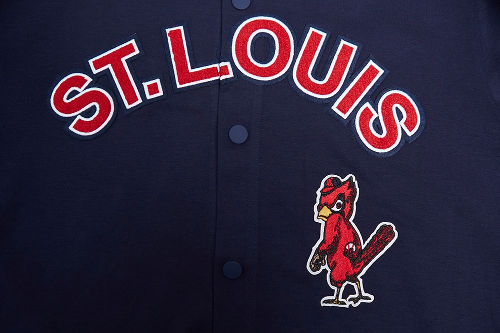 Pro Standard Men's St. Louis Cardinals Navy Warmup Jacket product image