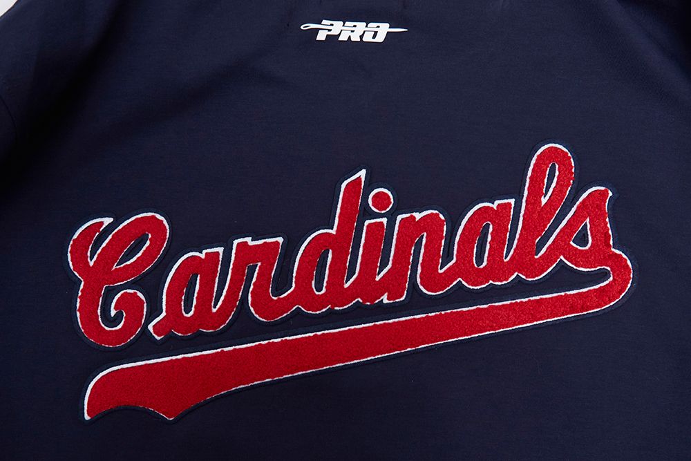 Pro Standard Men's St. Louis Cardinals Navy Warmup Jacket product image