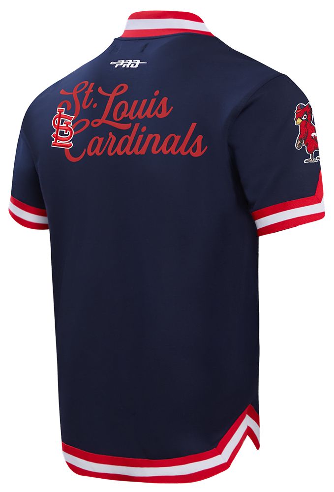 Pro Standard Men's St. Louis Cardinals Navy Souvenir Warmup Jacket product image