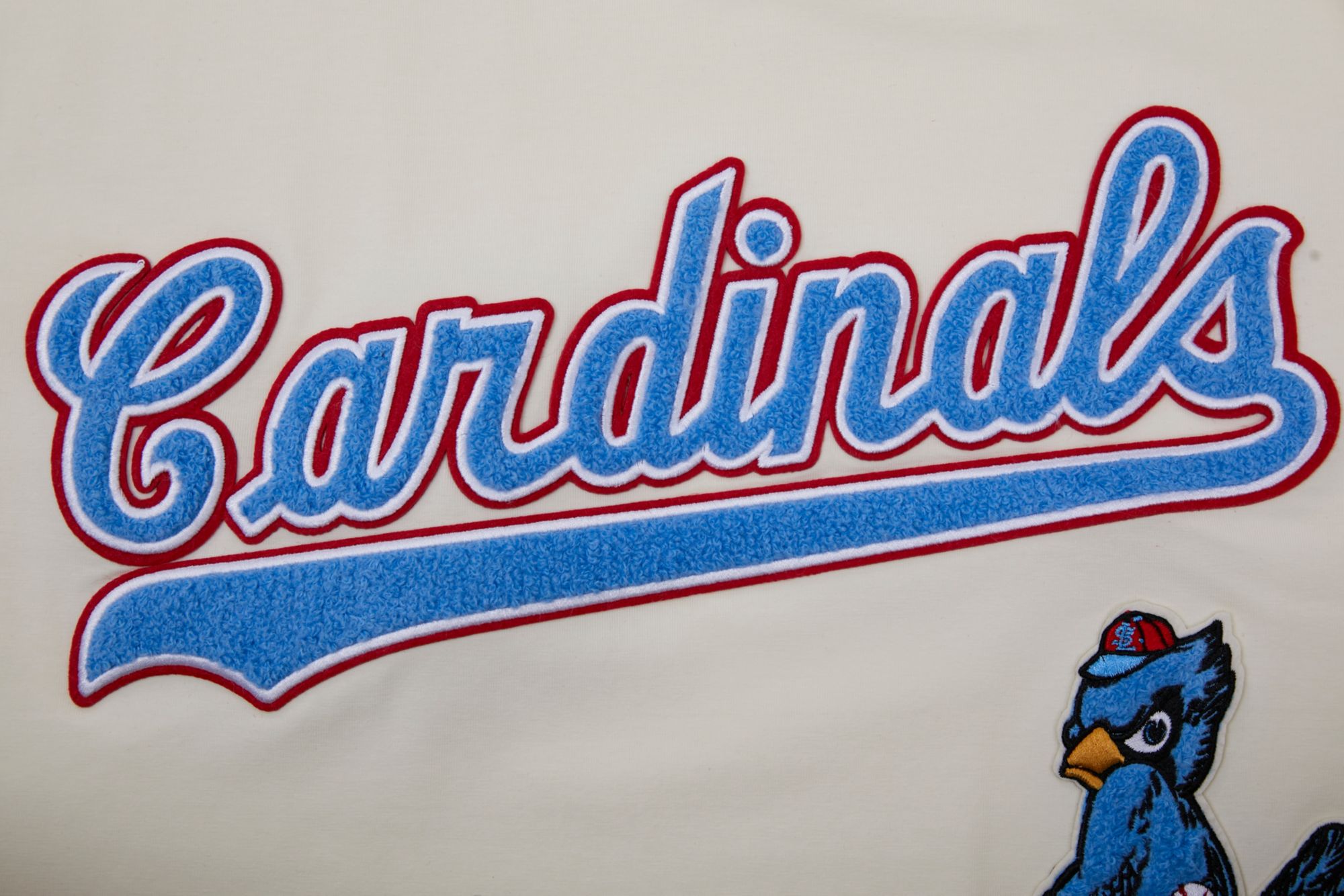 Pro Standard Men's St. Louis Cardinals Cream Retro Stripe T-Shirt product image