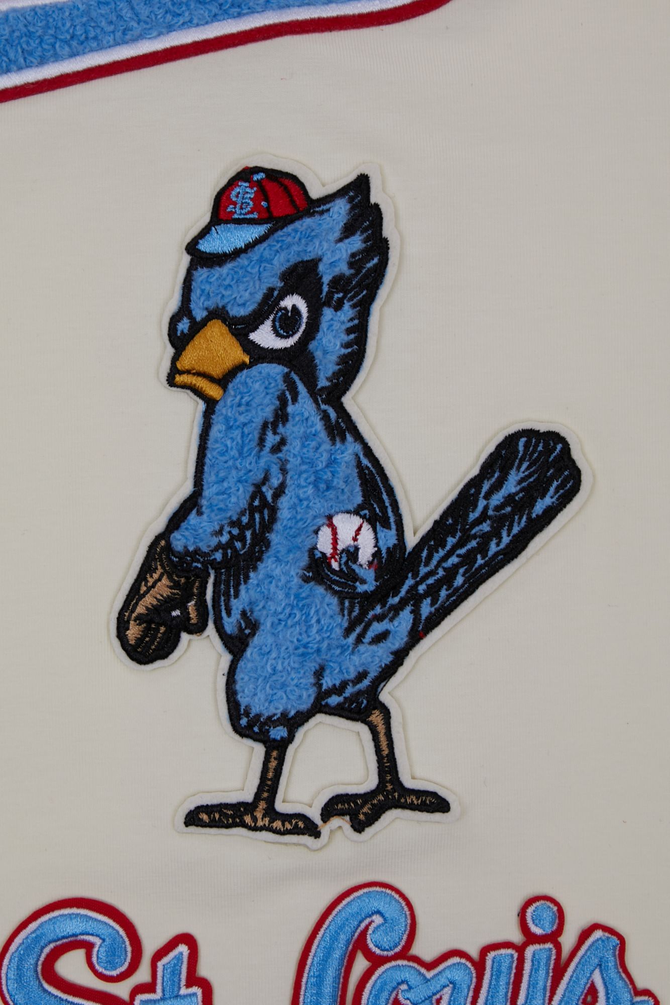 Pro Standard Men's St. Louis Cardinals Cream Retro Stripe T-Shirt product image