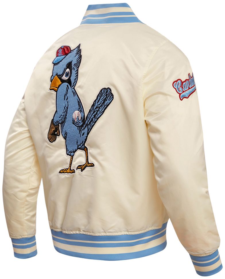Pro Standard Men's St. Louis Cardinals Cream Retro Rib Satin Jacket product image