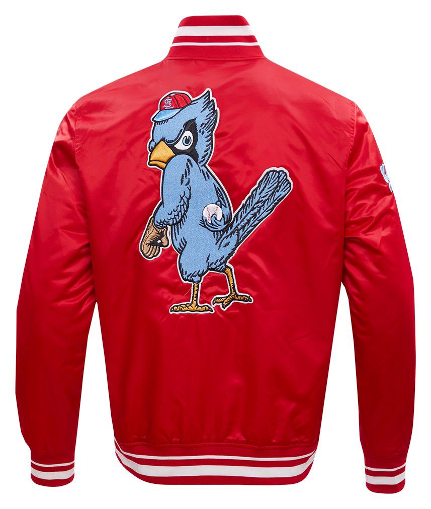 Pro Standard Men's St. Louis Cardinals Retro Rib Satin Jacket product image