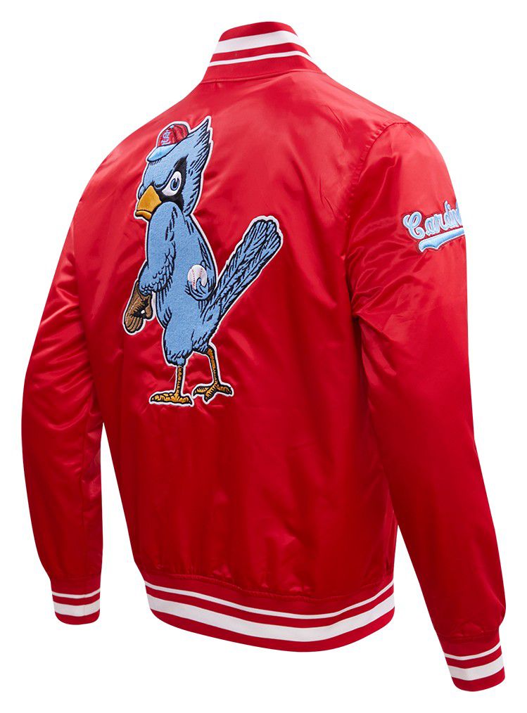 Pro Standard Men's St. Louis Cardinals Retro Rib Satin Jacket product image