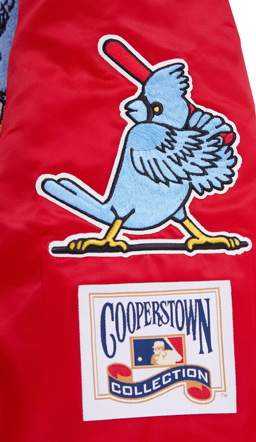 Pro Standard Men's St. Louis Cardinals Retro Rib Satin Jacket product image