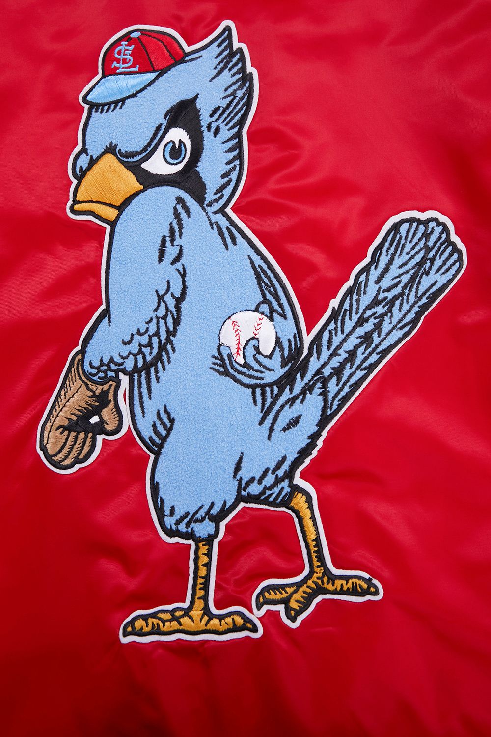 Pro Standard Men's St. Louis Cardinals Retro Rib Satin Jacket product image