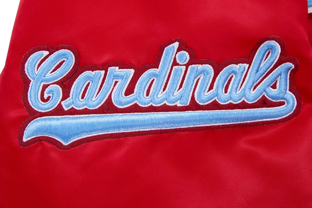 Pro Standard Men's St. Louis Cardinals Retro Rib Satin Jacket product image