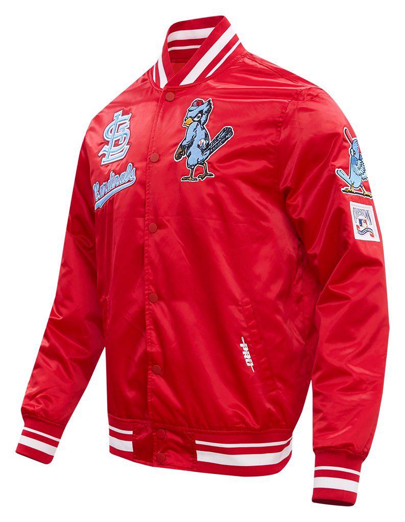 Pro Standard Men's St. Louis Cardinals Retro Rib Satin Jacket product image