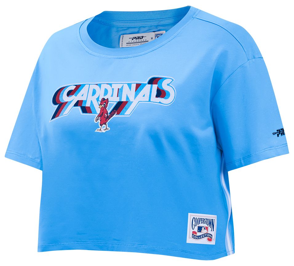 Pro Standard Women's St. Louis Cardinals Blue Retro Boxy T-Shirt product image