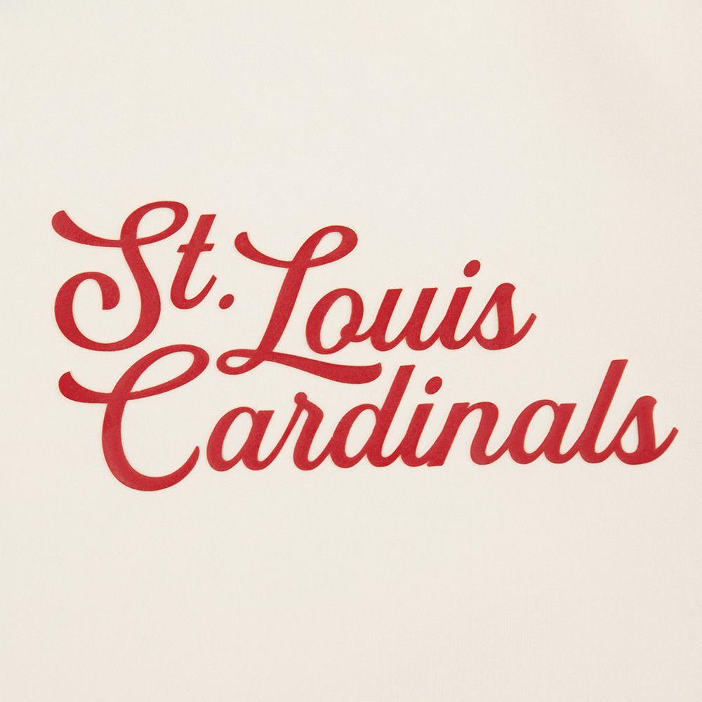 Pro Standard Women's St. Louis Cardinals Cream Ringer Souvenir T-Shirt product image